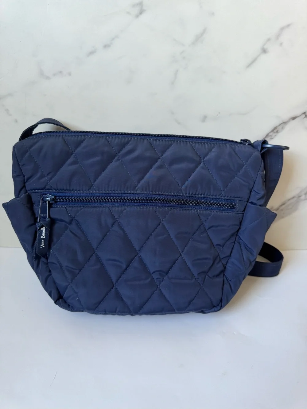 Vera Bradley Quilted Crossbody in Deep Navy